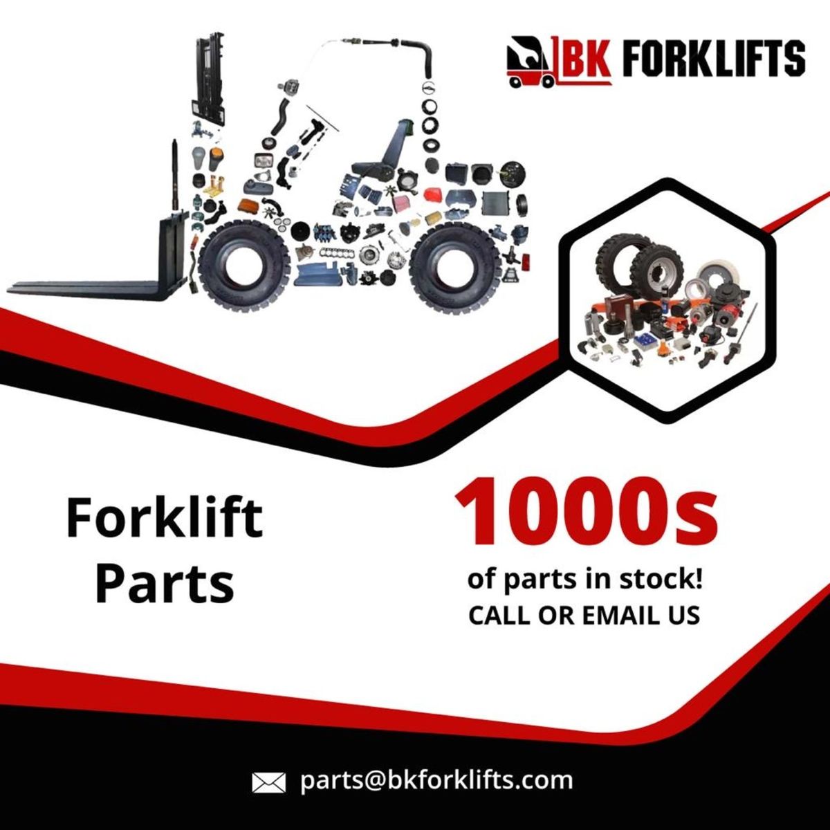 Replacement forklift parts